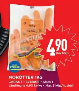 Willys MORÖTTER 1KG, SEK 4.9 erbjuda