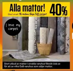 ÖoB Alla mattor! erbjuda
