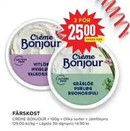 Willys Hemma FÄRSKOST, SEK 25 erbjuda