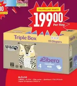 Willys BLÖJOR, SEK 199 erbjuda