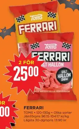 Willys FERRARI, SEK 25 erbjuda