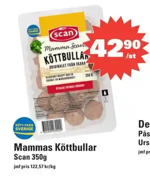 Nära dej Mammas Köttbullar, SEK 42.9 erbjuda