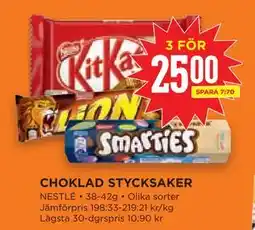 Willys Hemma CHOKLAD STYCKSAKER, SEK 25 erbjuda