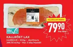 Willys KALLRÖKT LAX, SEK 79.9 erbjuda