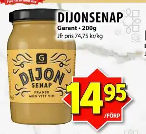 Matvärlden Tensta DIJONSENAP, SEK 14.95 erbjuda