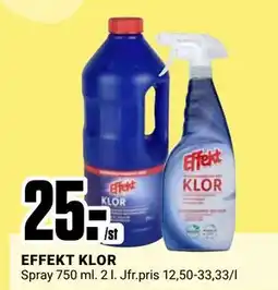 ÖoB EFFEKT KLOR, SEK 25 erbjuda