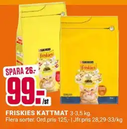 ÖoB FRISKIES KATTMAT, SEK 99 erbjuda