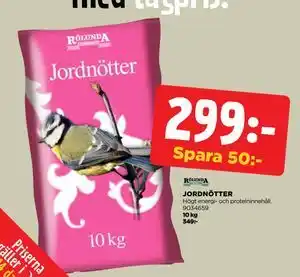 JORDNÖTTER, SEK 299