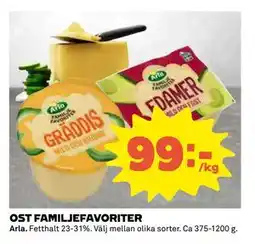 Coop Daglivs OST FAMILJEFAVORITER, SEK 99 erbjuda