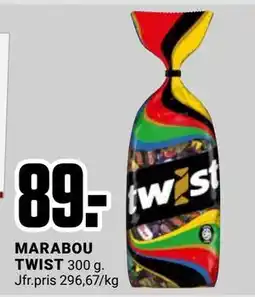 ÖoB MARABOU TWIST, SEK 89 erbjuda