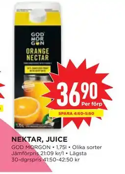 Willys NEKTAR, JUICE, SEK 36.9 erbjuda