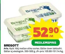 Coop Daglivs BREGOTT, Medlemspris erbjuda