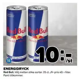Coop Daglivs ENERGIDRYCK, SEK 10 erbjuda