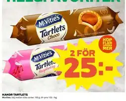 Coop Daglivs KAKOR TARTLETS, SEK 25 erbjuda
