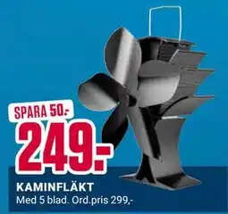 ÖoB KAMINFLÄKT, SEK 249 erbjuda