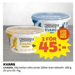 Coop Daglivs KVARG, SEK 45 erbjuda