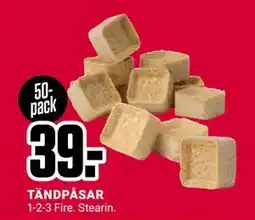 ÖoB TÄNDPÅSAR, SEK 39 erbjuda