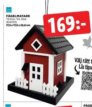 Jem&Fix FÅGELMATARE, SEK 169 erbjuda