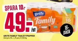 ÖoB GRITE FAMILY TOALETTPAPPER, SEK 49 erbjuda