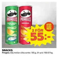 Coop Daglivs SNACKS, SEK 55 erbjuda