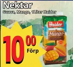 Supergrossen Nektar, SEK 10 erbjuda