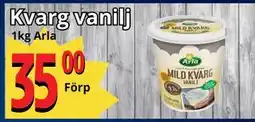 Supergrossen Kvarg vanilj, SEK 35 erbjuda