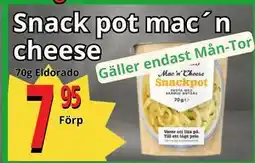 Supergrossen Snack pot mac´n cheese, SEK 7.95 erbjuda