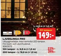 Jem&Fix LJUSSLINGA PRO erbjuda