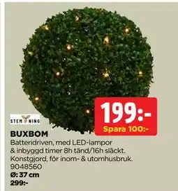 Jem&Fix BUXBOM, SEK 199 erbjuda