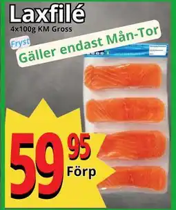 Supergrossen Laxfilé, SEK 59.95 erbjuda