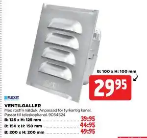 Jem&Fix VENTILGALLER erbjuda