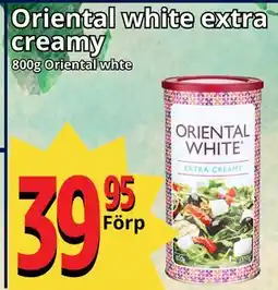 Supergrossen Oriental white extra creamy, SEK 39.95 erbjuda
