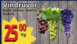 Supergrossen Vindruvor, SEK 25 erbjuda