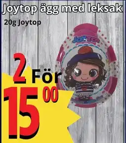 Supergrossen Joytop ägg med leksak, SEK 15 erbjuda