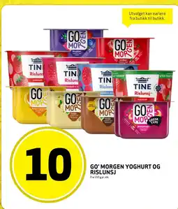 Rusta Go' morgen yoghurt og rislunsj erbjuda