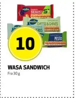 Rusta Wasa sandwich erbjuda