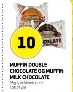 Rusta Muffin double chocolate og muffin milk chocolate erbjuda