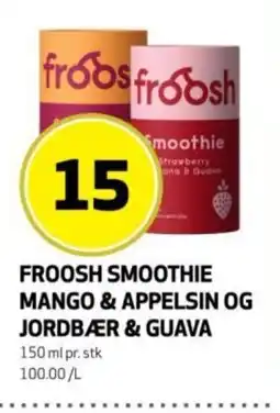Rusta Froosh smoothie mango & appelsin og jordbær & guava erbjuda