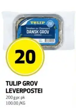 Rusta Tulip grov leverpostei erbjuda