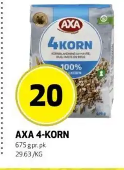Rusta Axa 4-korn erbjuda