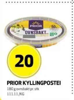 Rusta Prior kyllingpostei erbjuda