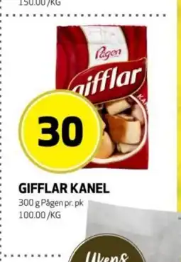 Rusta Gifflar kanel erbjuda