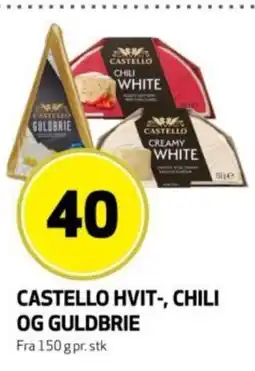 Rusta Castello hvit-, chili og guldbrie erbjuda