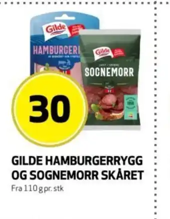 Rusta Gilde hamburgerrygg og sognemorr skåret erbjuda
