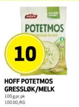 Rusta Hoff potetmos gressløk/melk erbjuda