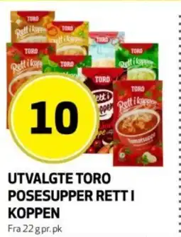 Rusta Utvalgte toro posesupper retti koppen erbjuda