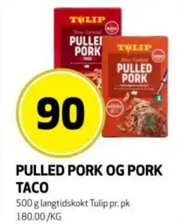 Rusta Pulled pork og pork taco erbjuda