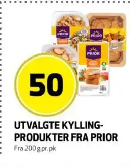 Rusta Utvalgte kylling- produkter fra prior erbjuda