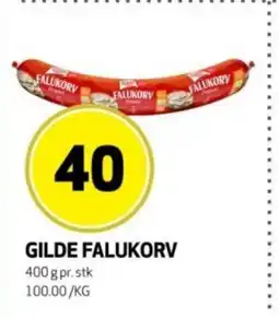 Rusta Gilde falukorv erbjuda