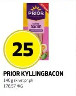 Rusta Prior kyllingbacon erbjuda